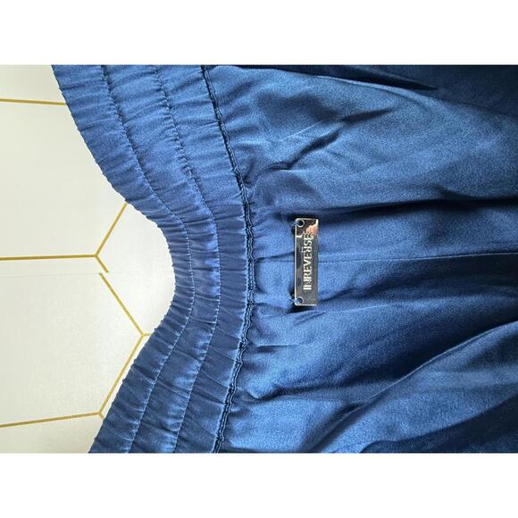 Inreverse Blue Silk Blend Jogger Pants - Size Medium - Picture 4 of 9